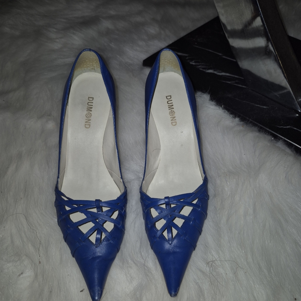 Sexy royal blue heels - Picture 2 of 7